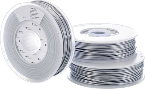 UltiMaker PLA - M0751 Silver Metallic 750 - 211399 Ultimaker 3D nyomtatószál PLA műanyag 2.85 mm 750 3. kép