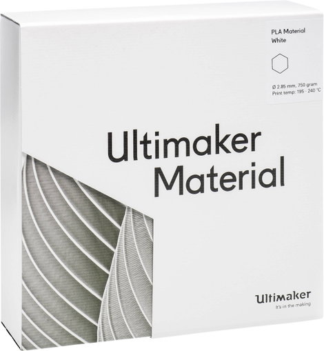 UltiMaker PLA - M0751 White 750 - 211399 Ultimaker 3D nyomtatószál PLA műanyag 2.85 mm 750 g Fehér 1 5. kép