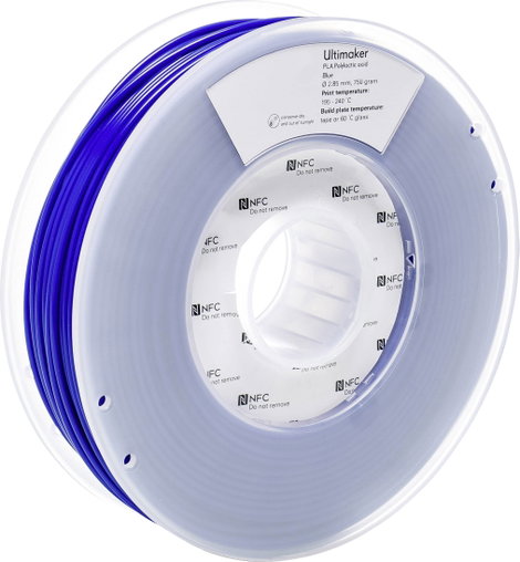 UltiMaker PLA - M0751 Blue 750 - 211399 Ultimaker 3D nyomtatószál PLA műanyag 2.85 mm 750 g Kék 1 db 4. kép