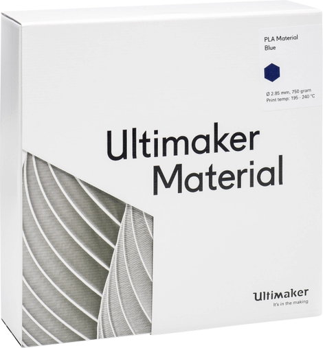 UltiMaker PLA - M0751 Blue 750 - 211399 Ultimaker 3D nyomtatószál PLA műanyag 2.85 mm 750 g Kék 1 db 5. kép