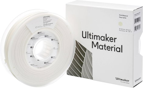 UltiMaker PLA - M0751 Pearl White 750 - 211399 Ultimaker 3D nyomtatószál PLA műanyag 2.85 mm 750 g G