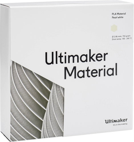 UltiMaker PLA - M0751 Pearl White 750 - 211399 Ultimaker 3D nyomtatószál PLA műanyag 2.85 mm 750 g G 4. kép