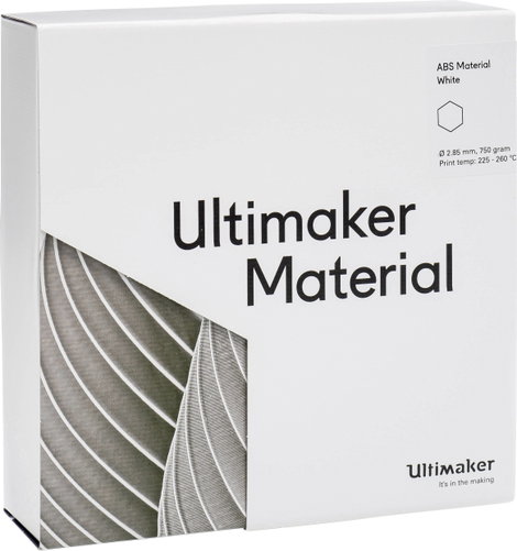 UltiMaker ABS - M2560 White 750 - 206127 Ultimaker 3D nyomtatószál ABS műanyag 2.85 mm 750 g Fehér 1 4. kép