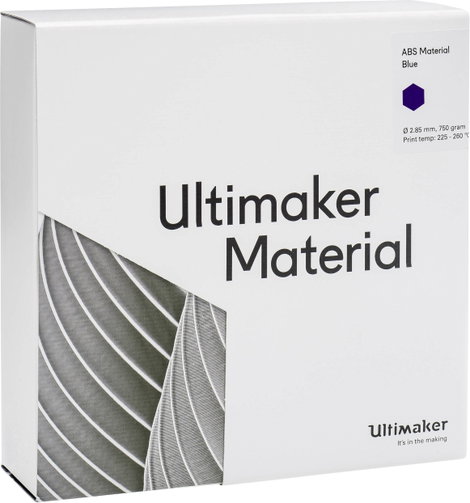 UltiMaker ABS - M2560 Blue 750 - 206127 Ultimaker 3D nyomtatószál ABS műanyag 2.85 mm 750 g Kék 1 db 4. kép