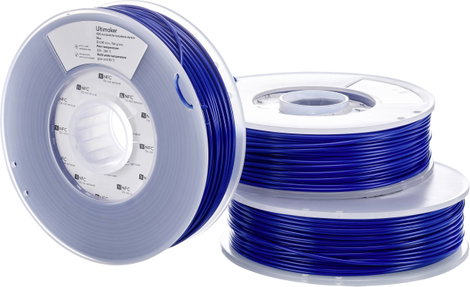 UltiMaker ABS - M2560 Blue 750 - 206127 Ultimaker 3D nyomtatószál ABS műanyag 2.85 mm 750 g Kék 1 db 5. kép