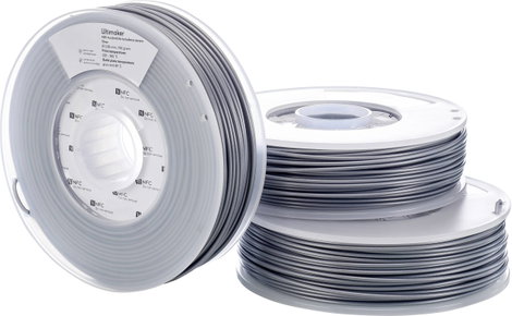 UltiMaker ABS - M2560 Silver 750 - 206127 Ultimaker 3D nyomtatószál ABS műanyag 2.85 mm 750 g Ezüst 2. kép