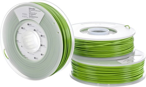 UltiMaker ABS - M2560 Green 750 - 206127 Ultimaker 3D nyomtatószál ABS műanyag 2.85 mm 750 g Zöld 1 2. kép