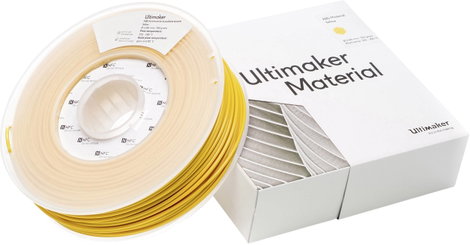 UltiMaker ABS - M2560 Yellow 750 - 206127 Ultimaker 3D nyomtatószál ABS műanyag 2.85 mm 750 g Sárga  6. kép