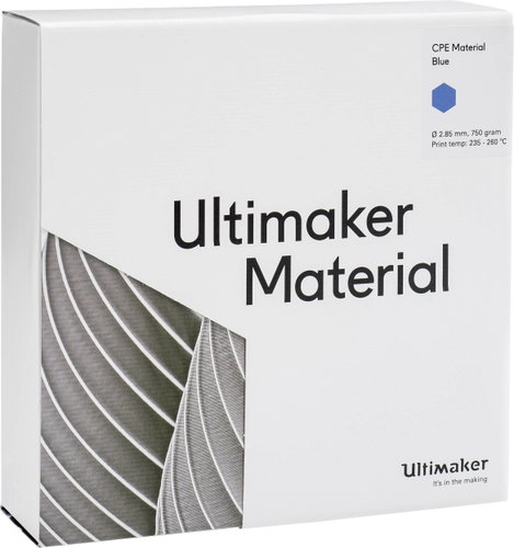 UltiMaker CPE - M0188 Blue 750 - 201273 Ultimaker 3D nyomtatószál CPE 2.85 mm 750 g Kék 1 db 4. kép