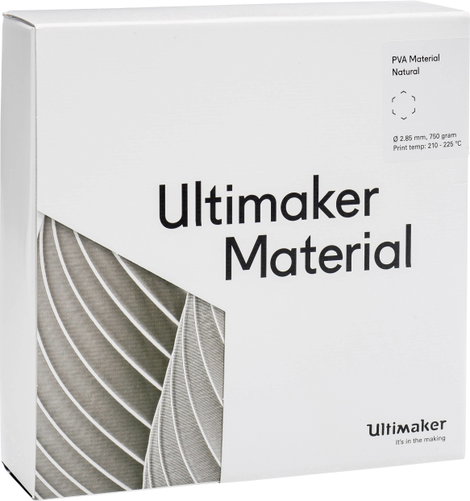 Ultimaker PVA - M0952 Natural 750 - 206127 3D nyomtatószál PVA műanyag 2.85 mm 750 g Átlátszó 1 db 5. kép