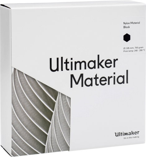 Ultimaker FIUM-NYLO-UM3B PAX - M2085 Black 750 215158 3D nyomtatószál PA (poliamid) 2.85 mm 750 g Fe 5. kép