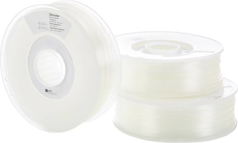 Ultimaker FIUM-NYLO-UM3T PAX - M2085 Transparent 750 - 215158 3D nyomtatószál PA (poliamid) 2.85 mm  5. kép