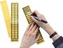 TE Connectivity 6-1768019-8 Kábel címke EK 19 x 11 mm Feliratozó mező színe: Sárga Etikettek száma: 3. bélyegkép