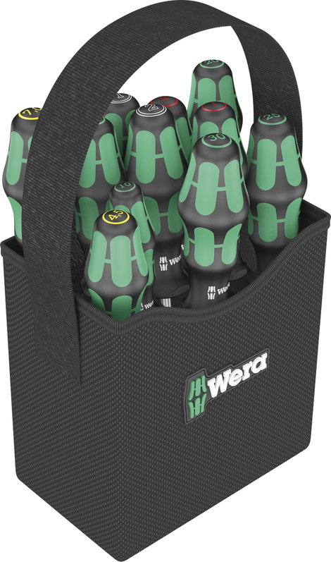 Műhely csavarhúzó készlet, 11 részes, Wera Kraftform 2go 300 05004313001 5. kép