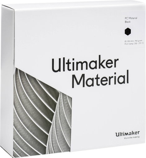 Ultimaker 8718836374883 PCA - M3577 Black 750 - 212674 3D nyomtatószál PC (polikarbonát) 2.85 mm 750 5. kép