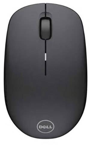 Dell WM126 WLAN egér Rádiójel vezérlésű Optikai Fekete 3 Gombok 1000 dpi