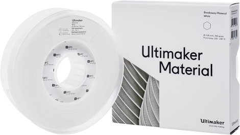 Ultimaker XP7102-1A1024 Breakaway 3D nyomtatószál 2.85 mm 750 g Fehér 1 db