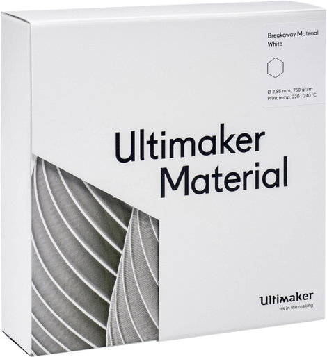 Ultimaker XP7102-1A1024 Breakaway 3D nyomtatószál 2.85 mm 750 g Fehér 1 db 2. kép