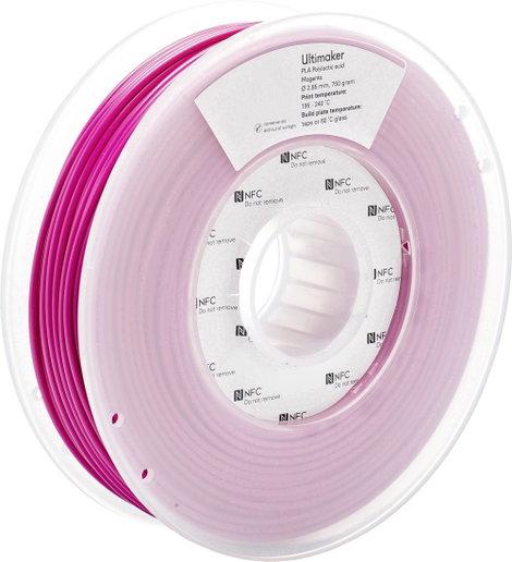 UltiMaker 1617 Ultimaker 3D nyomtatószál PLA műanyag 2.85 mm 750 g Bíbor 1 db 3. kép