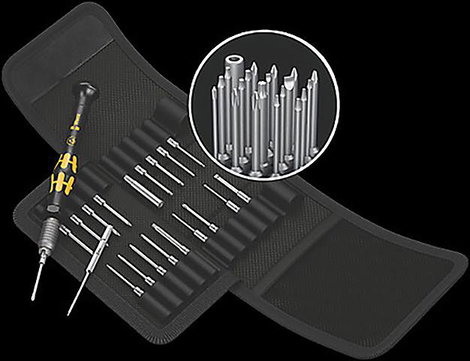 Wera Kraftform Kompakt Micro 21 ESD 1 ESD Bit csavarhúzó 5/32 (4 mm) HIOS, 5/32 (4 mm) Halfmoon 44 m 2. kép
