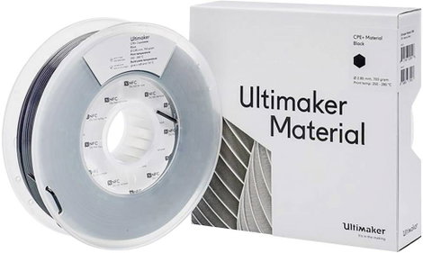 UltiMaker 1644 Ultimaker 3D nyomtatószál CPE+ vegyileg ellenálló 2.85 mm 700 g Fekete 1 db