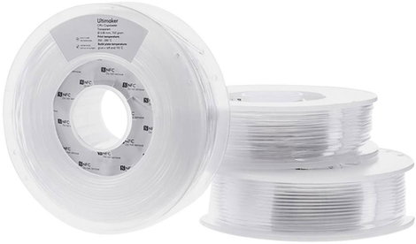 UltiMaker 1643 Ultimaker 3D nyomtatószál CPE+ vegyileg ellenálló 2.85 mm 700 g Átlátszó 1 db 6. kép