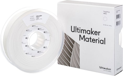 Ultimaker 202301 Tough PLA 3D nyomtatószál Tough PLA 2.85 mm 750 g Fehér 1 db