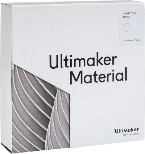 Ultimaker 202301 Tough PLA 3D nyomtatószál Tough PLA 2.85 mm 750 g Fehér 1 db 4. kép