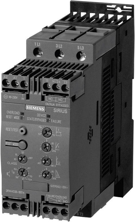 Csendes indító SIRIUS 3RW4036 22 KW
