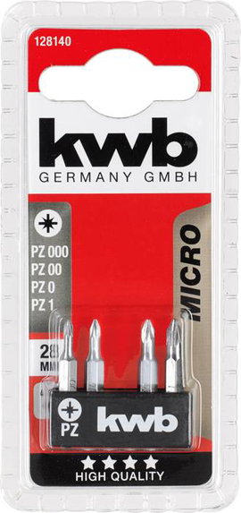 kwb 128140 128140 Bit készlet Acél 1 db