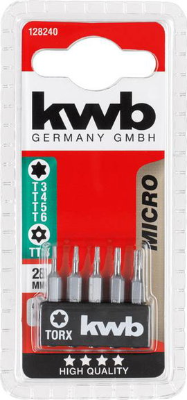 kwb 128240 128240 Bit készlet Acél 1 db