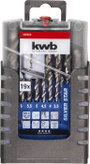 kwb 205920 HSS Fém spirálfúró készlet 19 részes DIN 338 Hengeres befogószár 1 db 2. bélyegkép