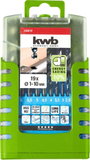 kwb 258819 HSS Fém spirálfúró készlet 19 részes M2 DIN 338 Hengeres befogószár 1 db 2. bélyegkép