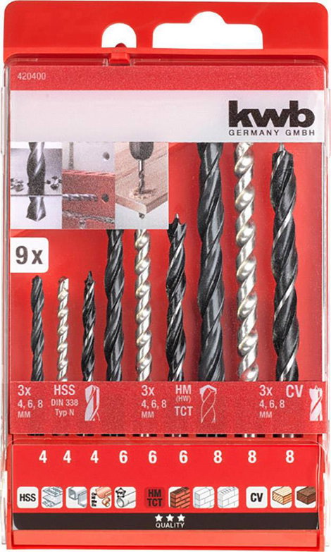 kwb 420400 9 részes Fém spirálfúró készlet 2. kép