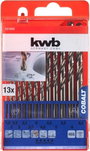 kwb 421600 Hss-Co Fém spirálfúró készlet 13 részes M35 DIN 338 Hengeres befogószár 1 db 2. bélyegkép