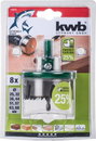 kwb 498920 Lyukfűrész 8 részes 25 mm, 32 mm, 38 mm, 44 mm, 51 mm, 57 mm, 63 mm, 68 mm 1 db 3. bélyegkép
