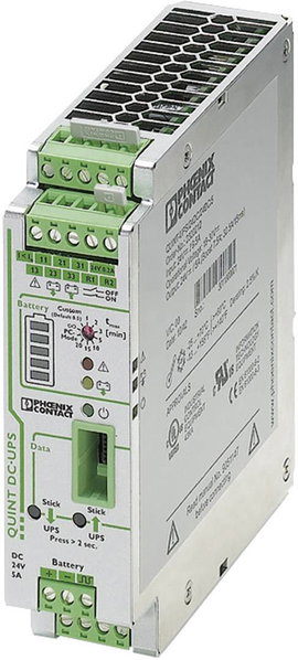 Phoenix Contact QUINT-UPS/ 24DC/ 24DC/ 5 Ipari megszakításmentes tápegység berendezés (DIN rail)
