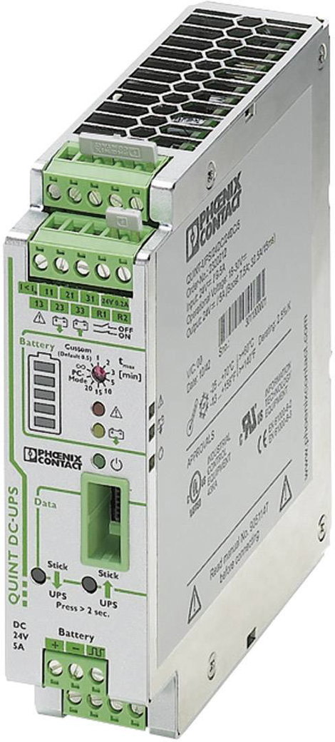 Phoenix Contact QUINT-UPS/ 24DC/ 24DC/ 5 Ipari megszakításmentes tápegység berendezés (DIN rail)