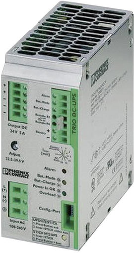 Phoenix Contact TRIO-UPS/1AC/24DC/ 5 Ipari megszakításmentes tápegység berendezés (DIN rail)