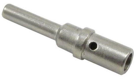 TE Connectivity 0460-204-12141 Kerek dugó Stift Sorozat (kerek csatlakozók): DTP 1 db