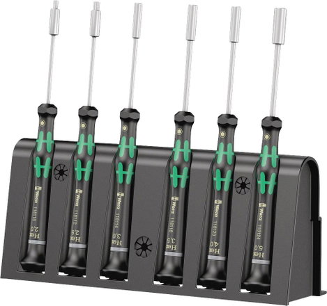 Wera 2069/6 Csavarhúzó készlet Elektronika- és finommechanika 6 részes Külső hatlap