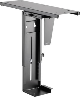 LogiLink neu EO0004 Számítógép tartó Asztal alatt Fekete Terhelhetőség: 10 kg