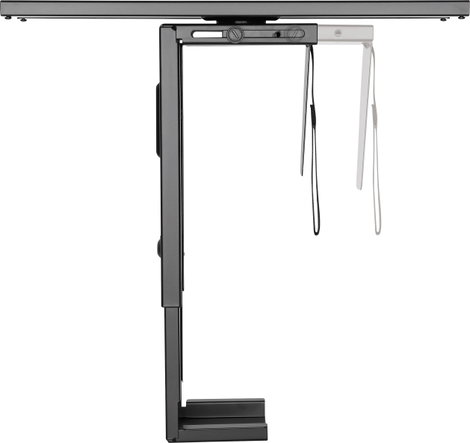 LogiLink neu EO0004 Számítógép tartó Asztal alatt Fekete Terhelhetőség: 10 kg 3. kép