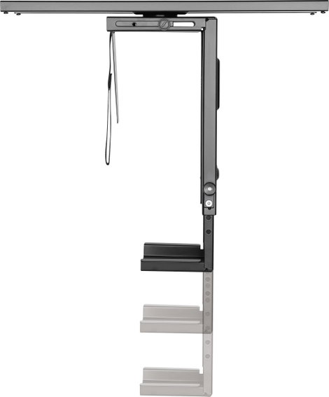 LogiLink neu EO0004 Számítógép tartó Asztal alatt Fekete Terhelhetőség: 10 kg 4. kép