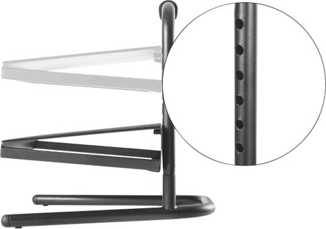 LogiLink EO0007 neu Lábtámasz (Sz x Mé) 400 mm x 339 mm Ergonomikus, Állítható magasság, Habszivacs  3. kép