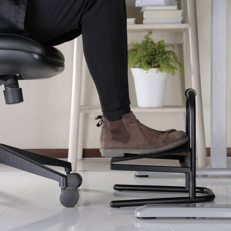 LogiLink EO0007 neu Lábtámasz (Sz x Mé) 400 mm x 339 mm Ergonomikus, Állítható magasság, Habszivacs  4. kép