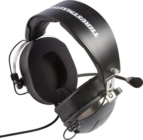 Thrustmaster ThrustMaster Gamer Over Ear headset Vezetékes Stereo Szürke, Fémes Hangerő szabályozás, 4. kép