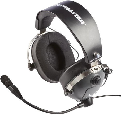 Thrustmaster ThrustMaster Gamer Over Ear headset Vezetékes Stereo Szürke, Fémes Hangerő szabályozás, 5. kép