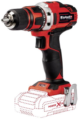 Akkus fúrócsavarozó 18 V lítiumion, Einhell Power X-Change TE-CD 18/40 Li-Solo 4513925