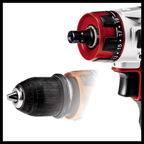 Einhell TE-CD 18/40 Li-Solo TE-CD 12/1 X-Li (1x2,0Ah) 4513592 Akkus fúrócsavarozó 12 V 2000 mAh Líti 4. kép